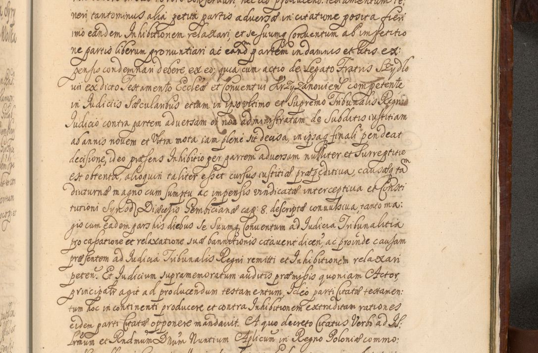 Zdjęcie nr 1484 dla obiektu archiwalnego: Acta actorum episcopalium R. D. Andreae Trzebicki, episcopi Cracoviensis et ducis Severiae a die 26 Augusti anni 1661 ad annum 1666 inclusive. Volumen III.