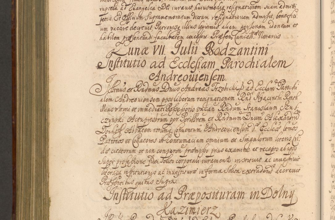 Zdjęcie nr 1485 dla obiektu archiwalnego: Acta actorum episcopalium R. D. Andreae Trzebicki, episcopi Cracoviensis et ducis Severiae a die 26 Augusti anni 1661 ad annum 1666 inclusive. Volumen III.