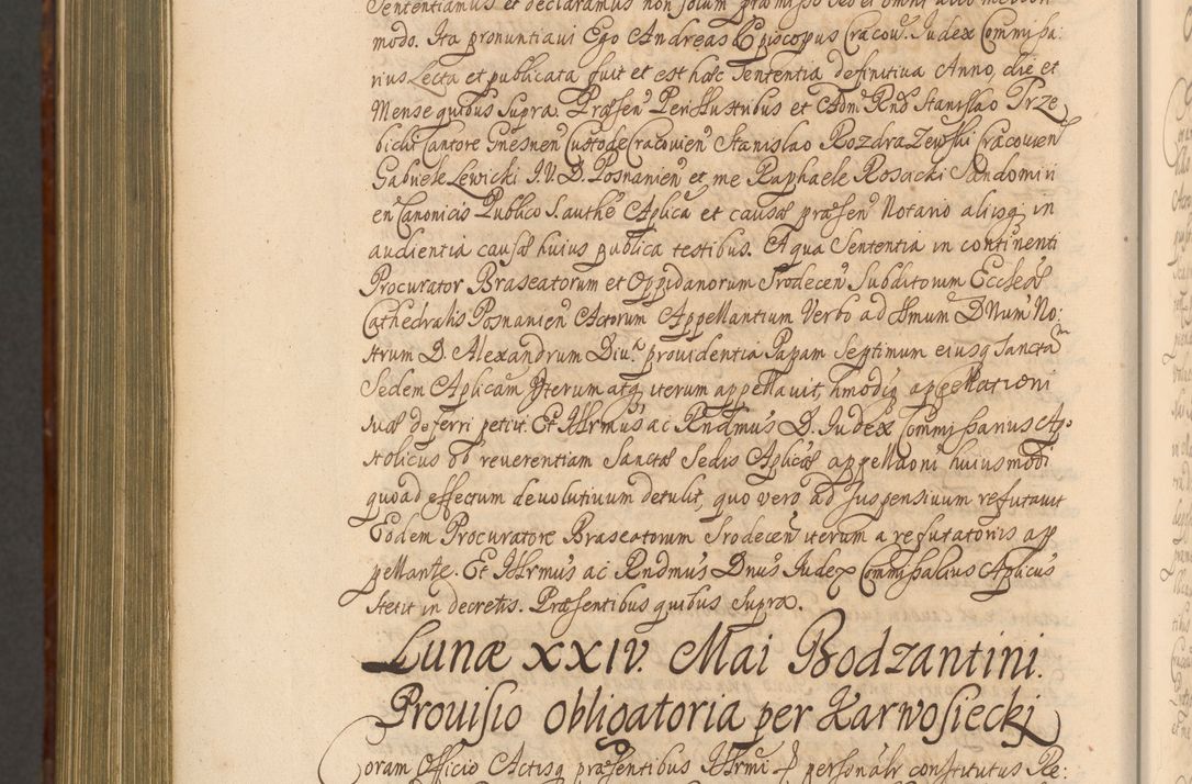 Zdjęcie nr 1481 dla obiektu archiwalnego: Acta actorum episcopalium R. D. Andreae Trzebicki, episcopi Cracoviensis et ducis Severiae a die 26 Augusti anni 1661 ad annum 1666 inclusive. Volumen III.