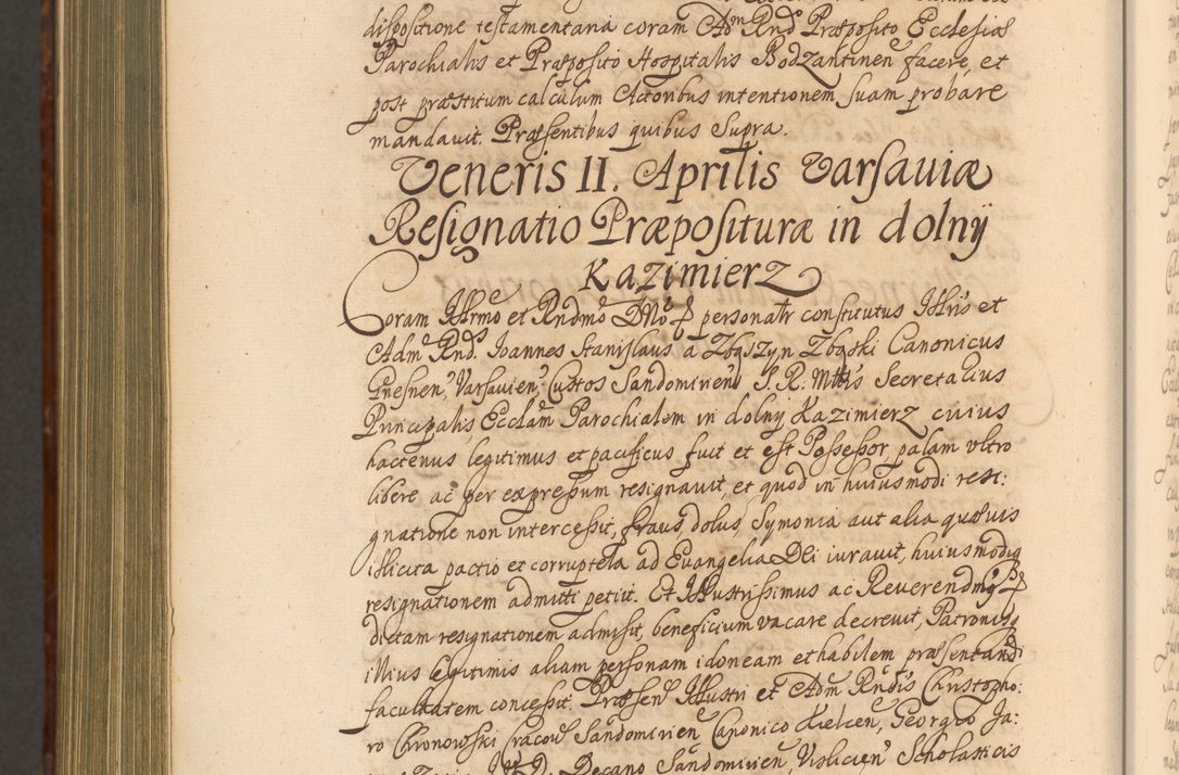 Zdjęcie nr 1471 dla obiektu archiwalnego: Acta actorum episcopalium R. D. Andreae Trzebicki, episcopi Cracoviensis et ducis Severiae a die 26 Augusti anni 1661 ad annum 1666 inclusive. Volumen III.