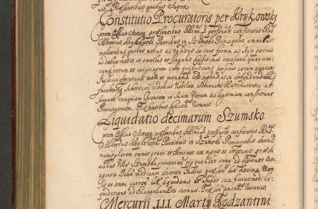 Zdjęcie nr 1469 dla obiektu archiwalnego: Acta actorum episcopalium R. D. Andreae Trzebicki, episcopi Cracoviensis et ducis Severiae a die 26 Augusti anni 1661 ad annum 1666 inclusive. Volumen III.