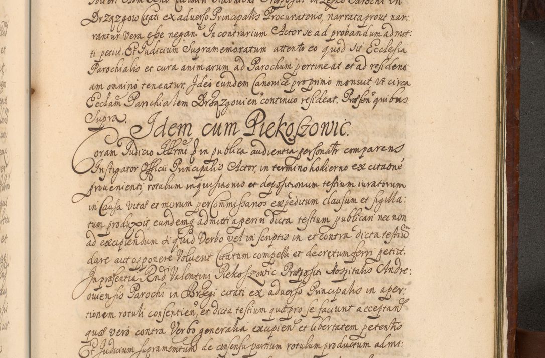 Zdjęcie nr 1464 dla obiektu archiwalnego: Acta actorum episcopalium R. D. Andreae Trzebicki, episcopi Cracoviensis et ducis Severiae a die 26 Augusti anni 1661 ad annum 1666 inclusive. Volumen III.