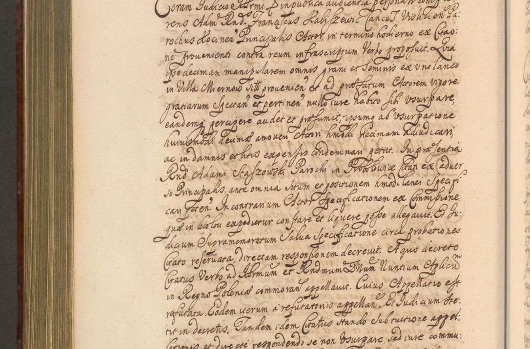 Zdjęcie nr 1453 dla obiektu archiwalnego: Acta actorum episcopalium R. D. Andreae Trzebicki, episcopi Cracoviensis et ducis Severiae a die 26 Augusti anni 1661 ad annum 1666 inclusive. Volumen III.