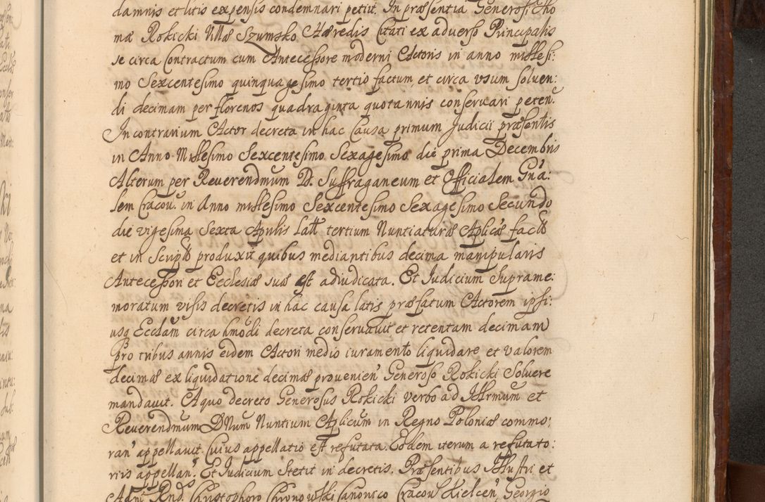 Zdjęcie nr 1450 dla obiektu archiwalnego: Acta actorum episcopalium R. D. Andreae Trzebicki, episcopi Cracoviensis et ducis Severiae a die 26 Augusti anni 1661 ad annum 1666 inclusive. Volumen III.