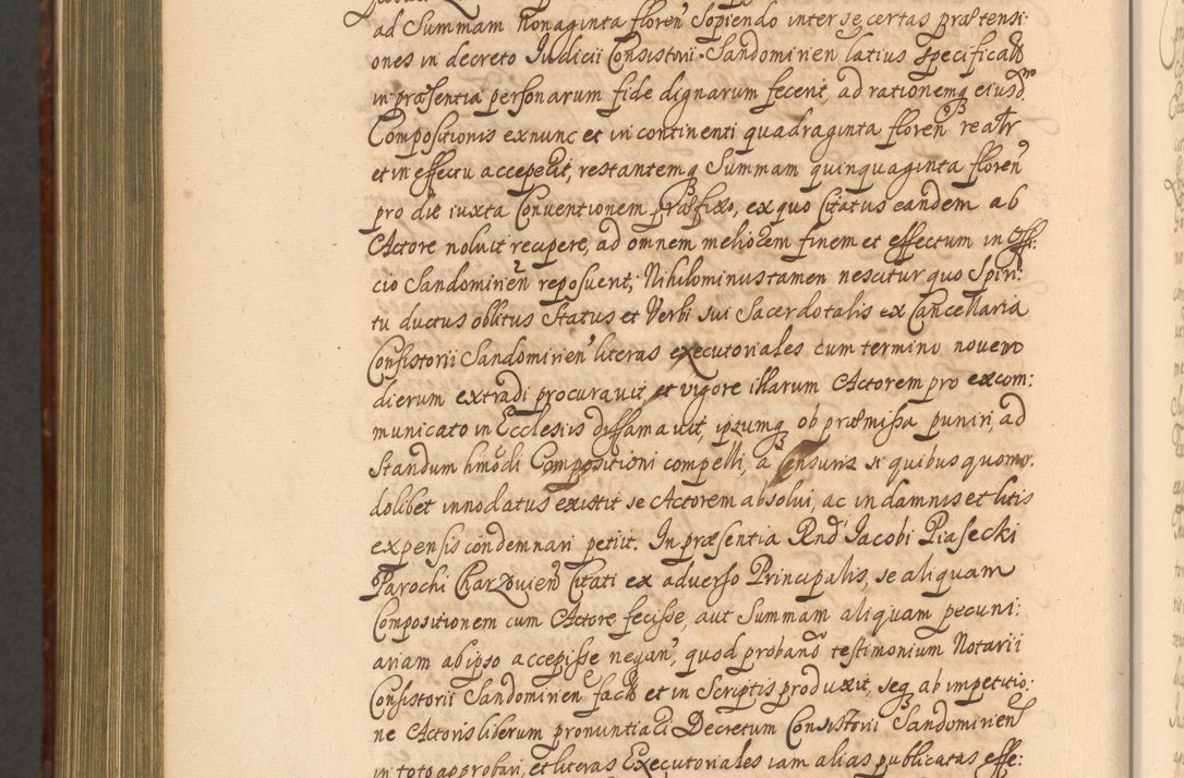 Zdjęcie nr 1447 dla obiektu archiwalnego: Acta actorum episcopalium R. D. Andreae Trzebicki, episcopi Cracoviensis et ducis Severiae a die 26 Augusti anni 1661 ad annum 1666 inclusive. Volumen III.