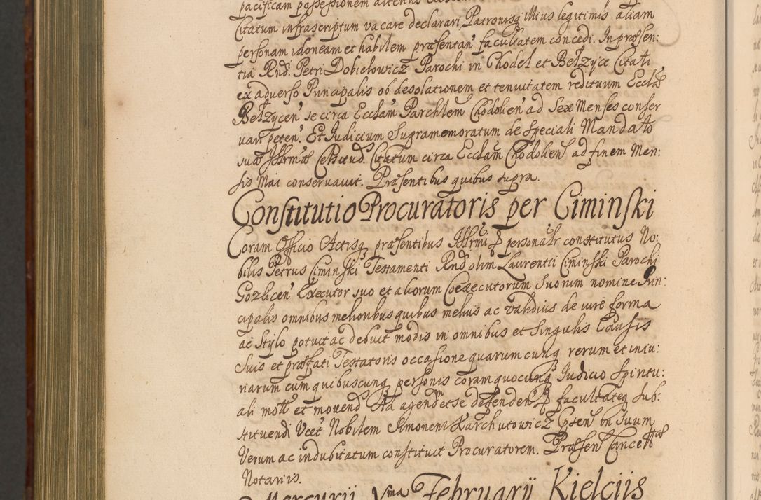 Zdjęcie nr 1449 dla obiektu archiwalnego: Acta actorum episcopalium R. D. Andreae Trzebicki, episcopi Cracoviensis et ducis Severiae a die 26 Augusti anni 1661 ad annum 1666 inclusive. Volumen III.