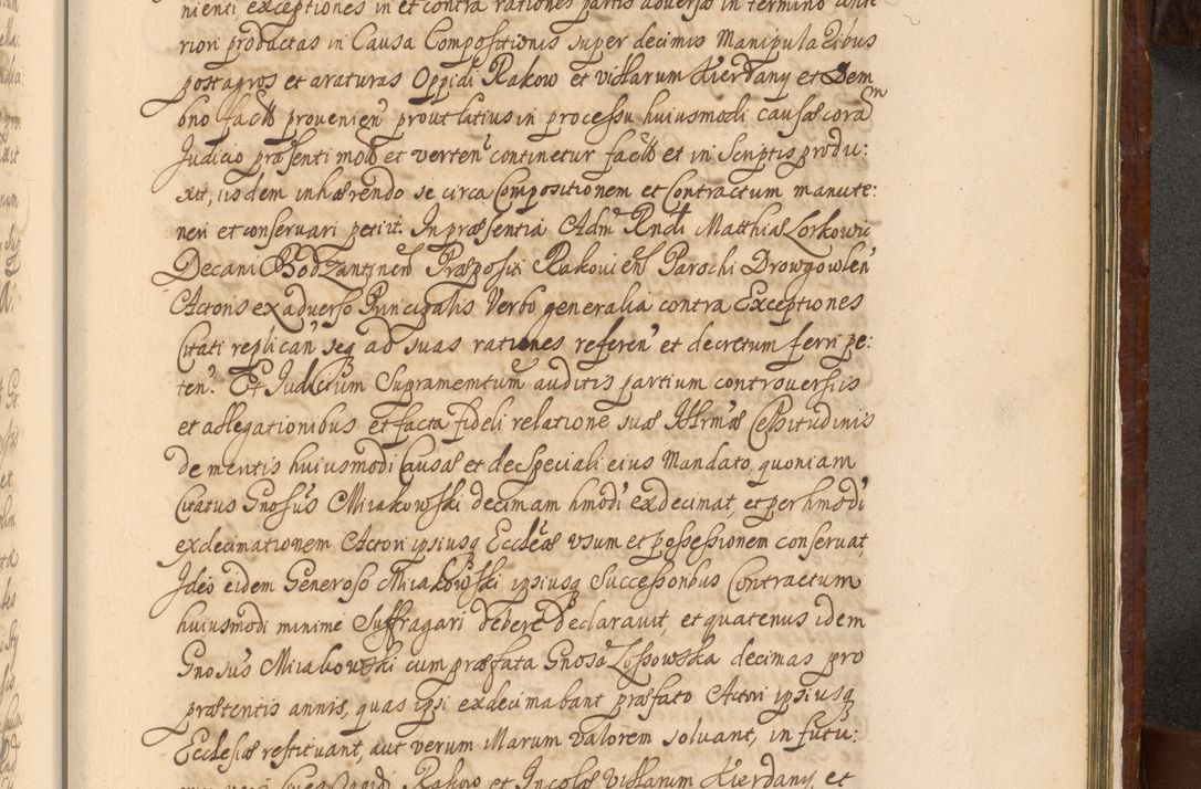 Zdjęcie nr 1446 dla obiektu archiwalnego: Acta actorum episcopalium R. D. Andreae Trzebicki, episcopi Cracoviensis et ducis Severiae a die 26 Augusti anni 1661 ad annum 1666 inclusive. Volumen III.