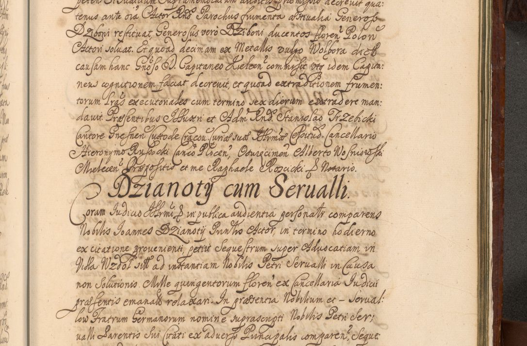 Zdjęcie nr 1442 dla obiektu archiwalnego: Acta actorum episcopalium R. D. Andreae Trzebicki, episcopi Cracoviensis et ducis Severiae a die 26 Augusti anni 1661 ad annum 1666 inclusive. Volumen III.