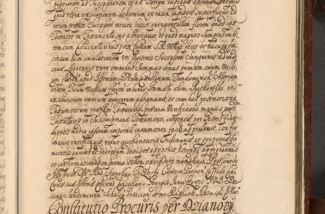 Zdjęcie nr 1440 dla obiektu archiwalnego: Acta actorum episcopalium R. D. Andreae Trzebicki, episcopi Cracoviensis et ducis Severiae a die 26 Augusti anni 1661 ad annum 1666 inclusive. Volumen III.