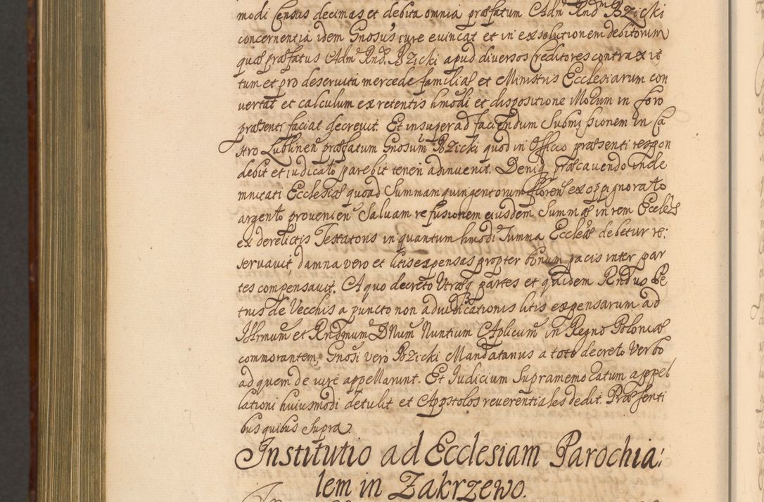 Zdjęcie nr 1437 dla obiektu archiwalnego: Acta actorum episcopalium R. D. Andreae Trzebicki, episcopi Cracoviensis et ducis Severiae a die 26 Augusti anni 1661 ad annum 1666 inclusive. Volumen III.