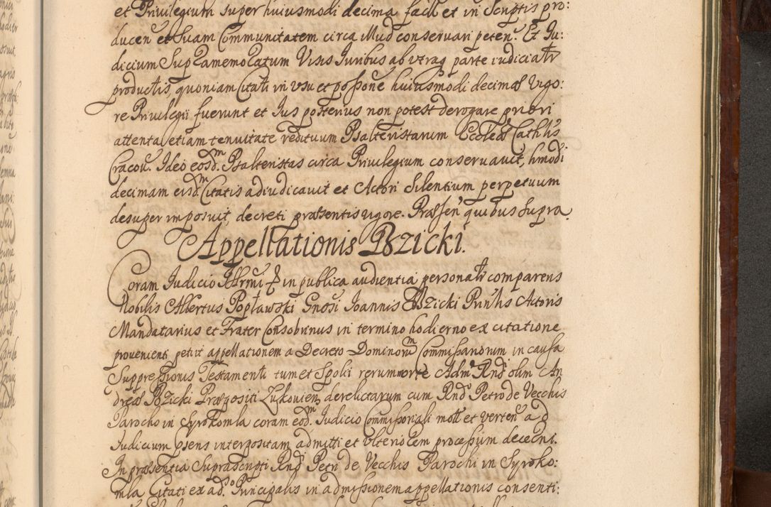 Zdjęcie nr 1436 dla obiektu archiwalnego: Acta actorum episcopalium R. D. Andreae Trzebicki, episcopi Cracoviensis et ducis Severiae a die 26 Augusti anni 1661 ad annum 1666 inclusive. Volumen III.