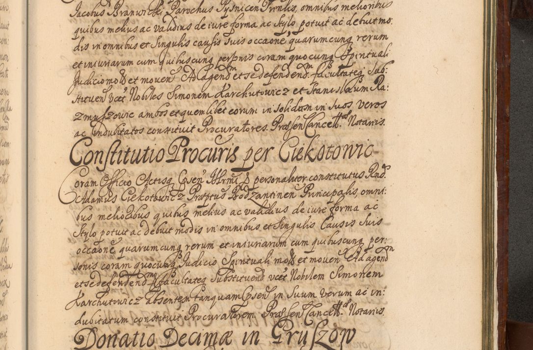Zdjęcie nr 1434 dla obiektu archiwalnego: Acta actorum episcopalium R. D. Andreae Trzebicki, episcopi Cracoviensis et ducis Severiae a die 26 Augusti anni 1661 ad annum 1666 inclusive. Volumen III.
