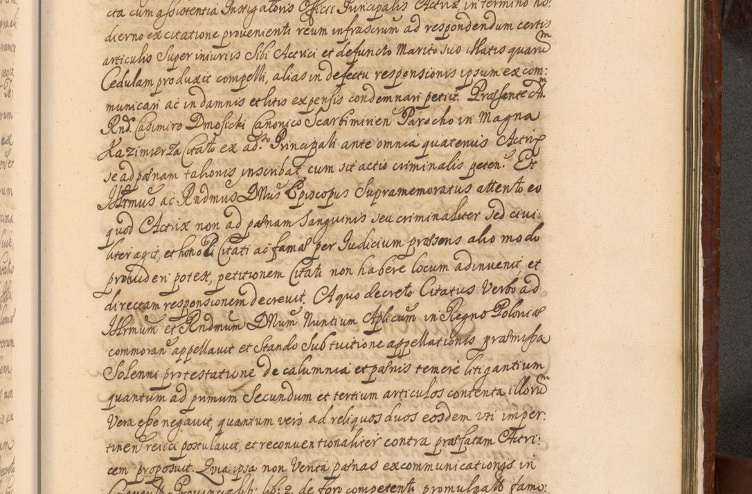 Zdjęcie nr 1432 dla obiektu archiwalnego: Acta actorum episcopalium R. D. Andreae Trzebicki, episcopi Cracoviensis et ducis Severiae a die 26 Augusti anni 1661 ad annum 1666 inclusive. Volumen III.