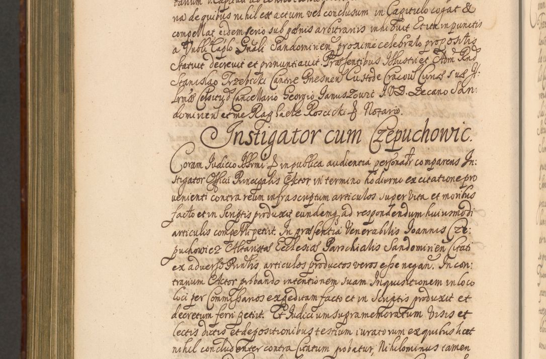 Zdjęcie nr 1423 dla obiektu archiwalnego: Acta actorum episcopalium R. D. Andreae Trzebicki, episcopi Cracoviensis et ducis Severiae a die 26 Augusti anni 1661 ad annum 1666 inclusive. Volumen III.