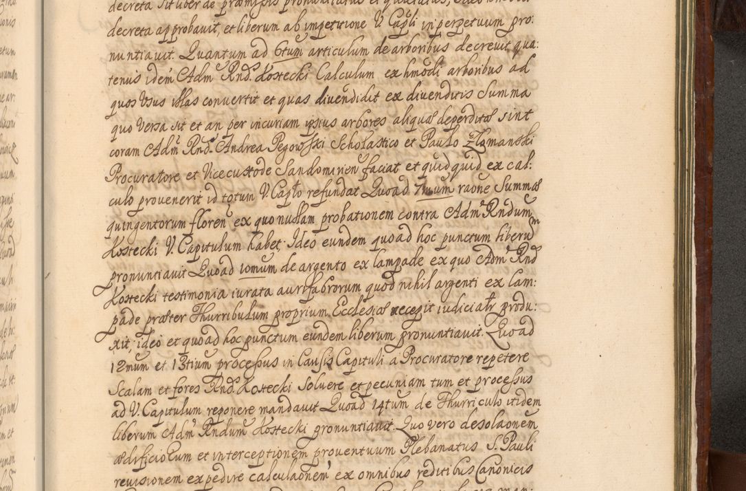Zdjęcie nr 1422 dla obiektu archiwalnego: Acta actorum episcopalium R. D. Andreae Trzebicki, episcopi Cracoviensis et ducis Severiae a die 26 Augusti anni 1661 ad annum 1666 inclusive. Volumen III.