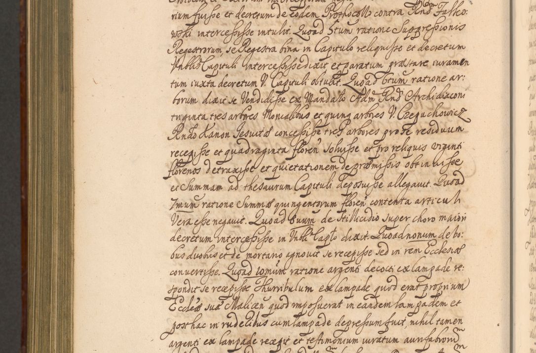 Zdjęcie nr 1421 dla obiektu archiwalnego: Acta actorum episcopalium R. D. Andreae Trzebicki, episcopi Cracoviensis et ducis Severiae a die 26 Augusti anni 1661 ad annum 1666 inclusive. Volumen III.