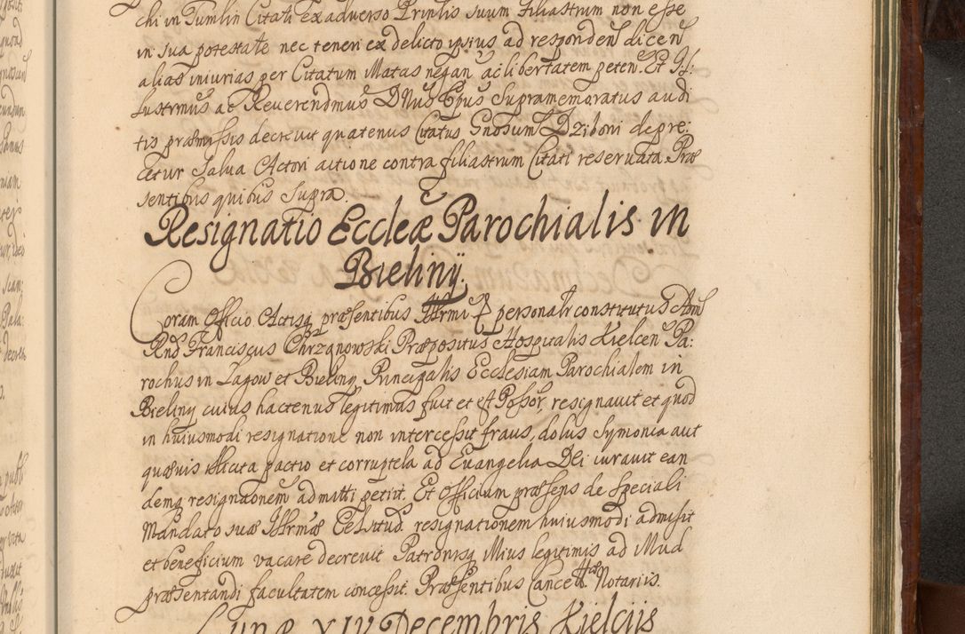 Zdjęcie nr 1418 dla obiektu archiwalnego: Acta actorum episcopalium R. D. Andreae Trzebicki, episcopi Cracoviensis et ducis Severiae a die 26 Augusti anni 1661 ad annum 1666 inclusive. Volumen III.