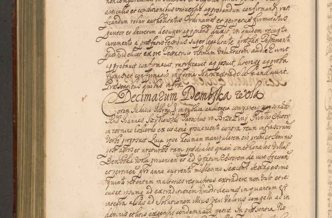 Zdjęcie nr 1419 dla obiektu archiwalnego: Acta actorum episcopalium R. D. Andreae Trzebicki, episcopi Cracoviensis et ducis Severiae a die 26 Augusti anni 1661 ad annum 1666 inclusive. Volumen III.