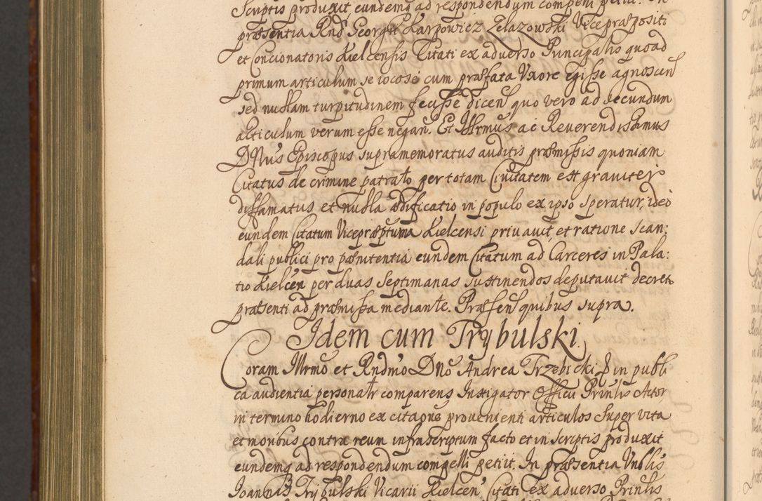 Zdjęcie nr 1417 dla obiektu archiwalnego: Acta actorum episcopalium R. D. Andreae Trzebicki, episcopi Cracoviensis et ducis Severiae a die 26 Augusti anni 1661 ad annum 1666 inclusive. Volumen III.