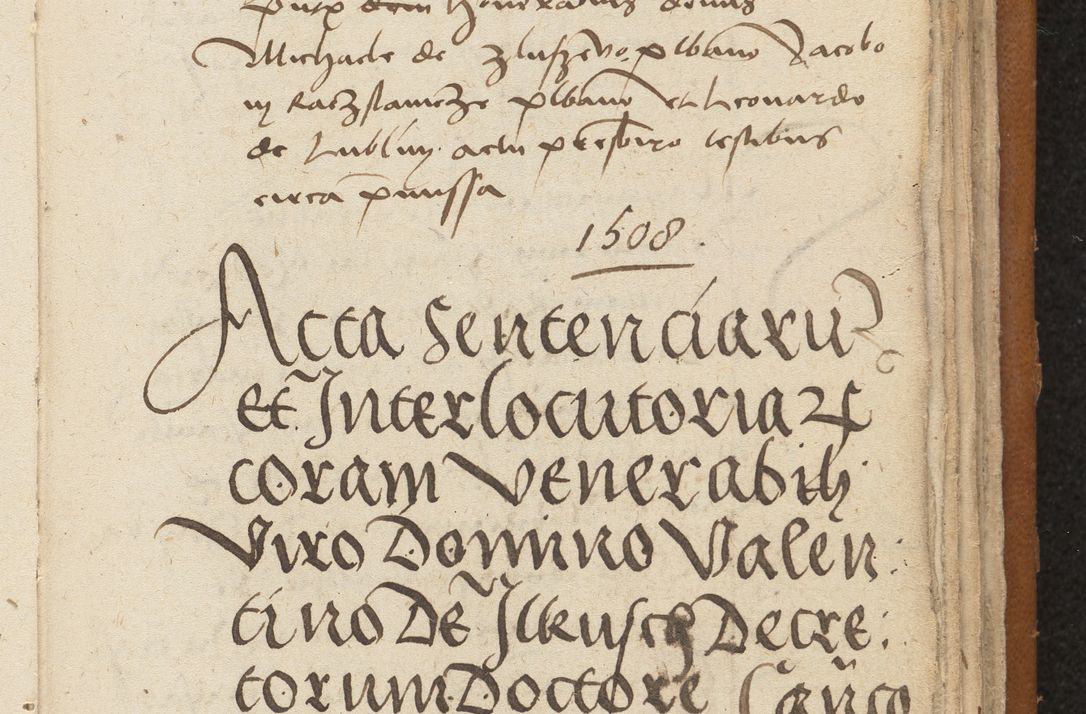 Zdjęcie nr 307 dla obiektu archiwalnego: [Acta sentenciarum officialia coram Valentino de Ilkusch]