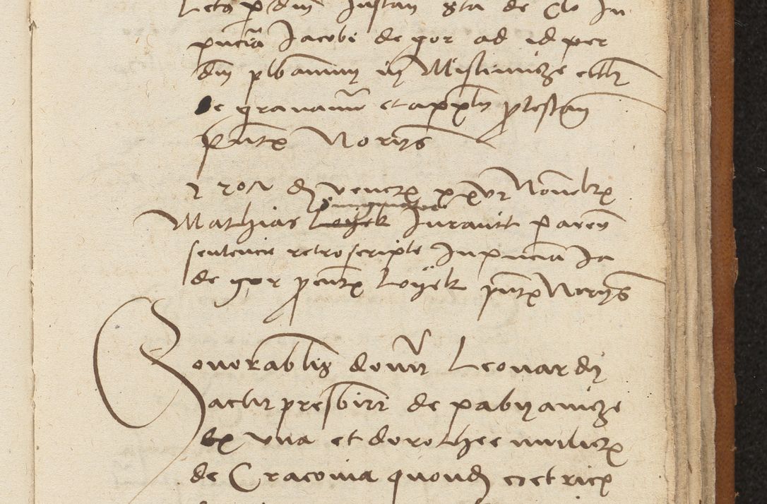 Zdjęcie nr 299 dla obiektu archiwalnego: [Acta sentenciarum officialia coram Valentino de Ilkusch]