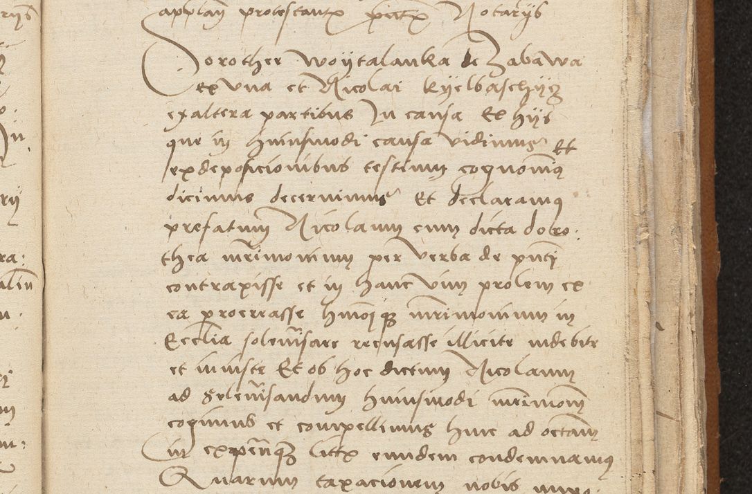 Zdjęcie nr 245 dla obiektu archiwalnego: [Acta sentenciarum officialia coram Valentino de Ilkusch]