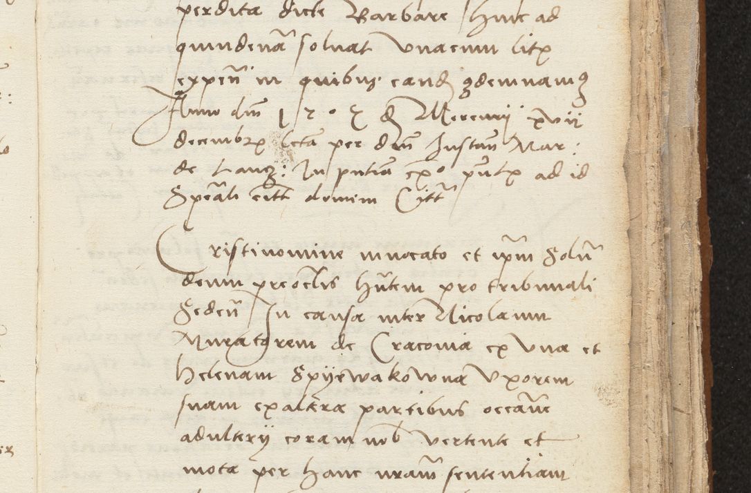 Zdjęcie nr 203 dla obiektu archiwalnego: [Acta sentenciarum officialia coram Valentino de Ilkusch]