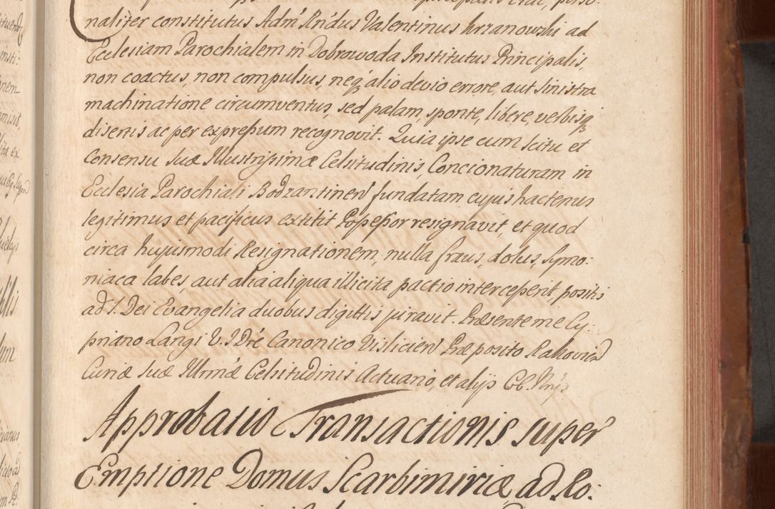 Zdjęcie nr 410 dla obiektu archiwalnego: Acta actorum episcopalium R. D. Constantini Feliciani in Szaniawy Szaniawski, episcopi Cracoviensis, ducis Severiae per annos 1724 - 1727 conscripta. Volumen II