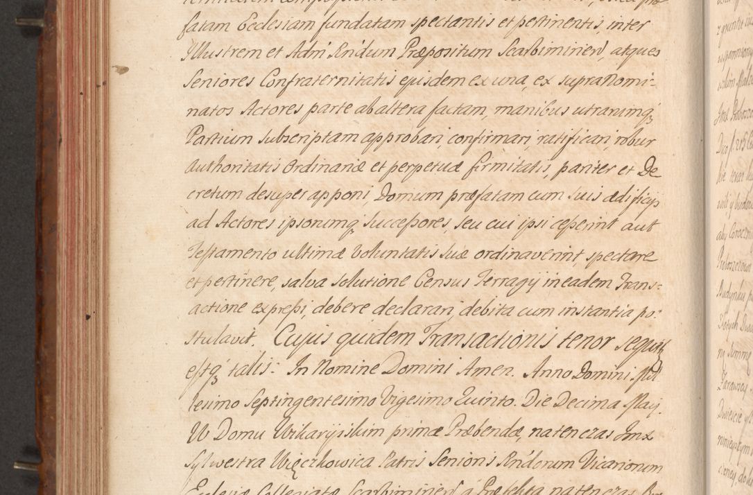 Zdjęcie nr 411 dla obiektu archiwalnego: Acta actorum episcopalium R. D. Constantini Feliciani in Szaniawy Szaniawski, episcopi Cracoviensis, ducis Severiae per annos 1724 - 1727 conscripta. Volumen II