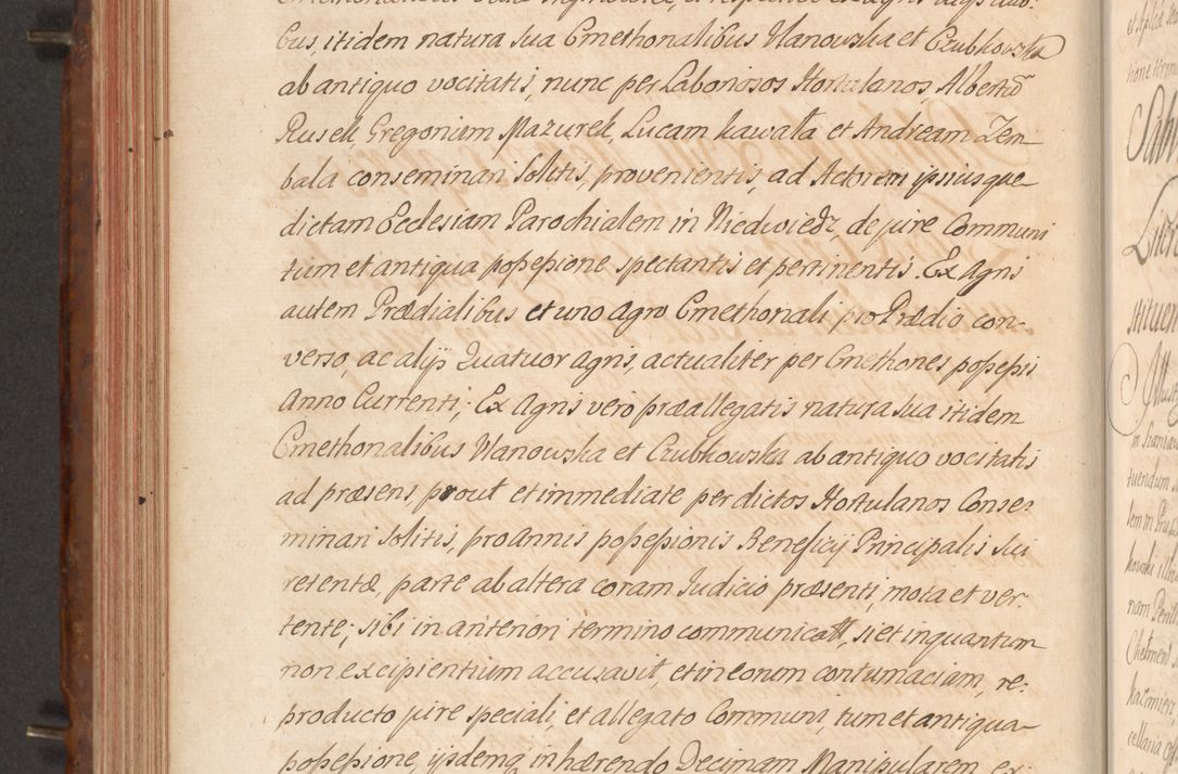 Zdjęcie nr 405 dla obiektu archiwalnego: Acta actorum episcopalium R. D. Constantini Feliciani in Szaniawy Szaniawski, episcopi Cracoviensis, ducis Severiae per annos 1724 - 1727 conscripta. Volumen II