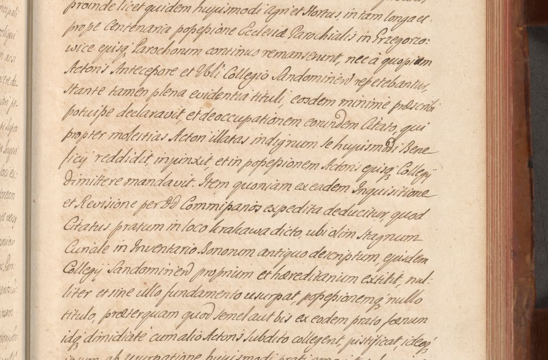 Zdjęcie nr 402 dla obiektu archiwalnego: Acta actorum episcopalium R. D. Constantini Feliciani in Szaniawy Szaniawski, episcopi Cracoviensis, ducis Severiae per annos 1724 - 1727 conscripta. Volumen II