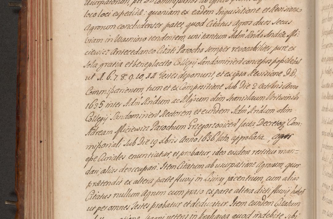 Zdjęcie nr 399 dla obiektu archiwalnego: Acta actorum episcopalium R. D. Constantini Feliciani in Szaniawy Szaniawski, episcopi Cracoviensis, ducis Severiae per annos 1724 - 1727 conscripta. Volumen II