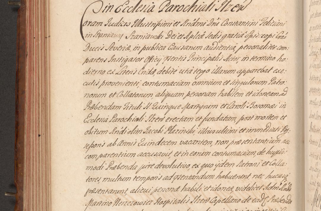 Zdjęcie nr 395 dla obiektu archiwalnego: Acta actorum episcopalium R. D. Constantini Feliciani in Szaniawy Szaniawski, episcopi Cracoviensis, ducis Severiae per annos 1724 - 1727 conscripta. Volumen II