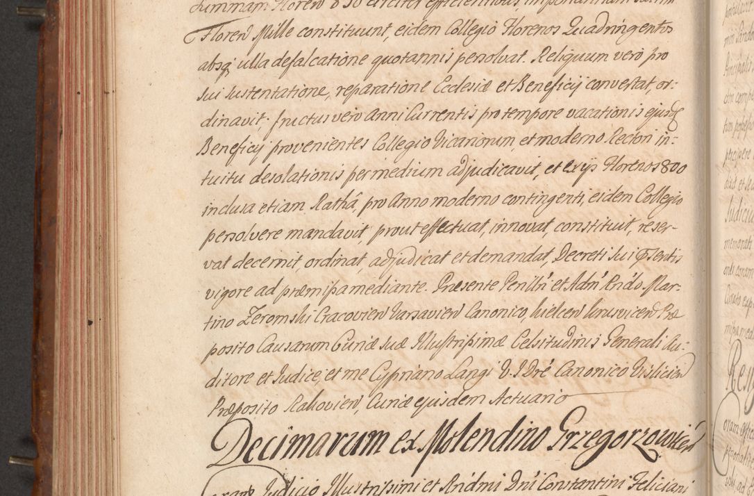 Zdjęcie nr 391 dla obiektu archiwalnego: Acta actorum episcopalium R. D. Constantini Feliciani in Szaniawy Szaniawski, episcopi Cracoviensis, ducis Severiae per annos 1724 - 1727 conscripta. Volumen II