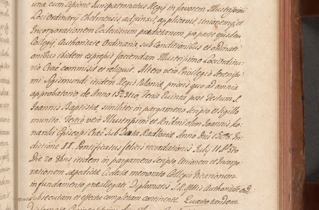 Zdjęcie nr 388 dla obiektu archiwalnego: Acta actorum episcopalium R. D. Constantini Feliciani in Szaniawy Szaniawski, episcopi Cracoviensis, ducis Severiae per annos 1724 - 1727 conscripta. Volumen II