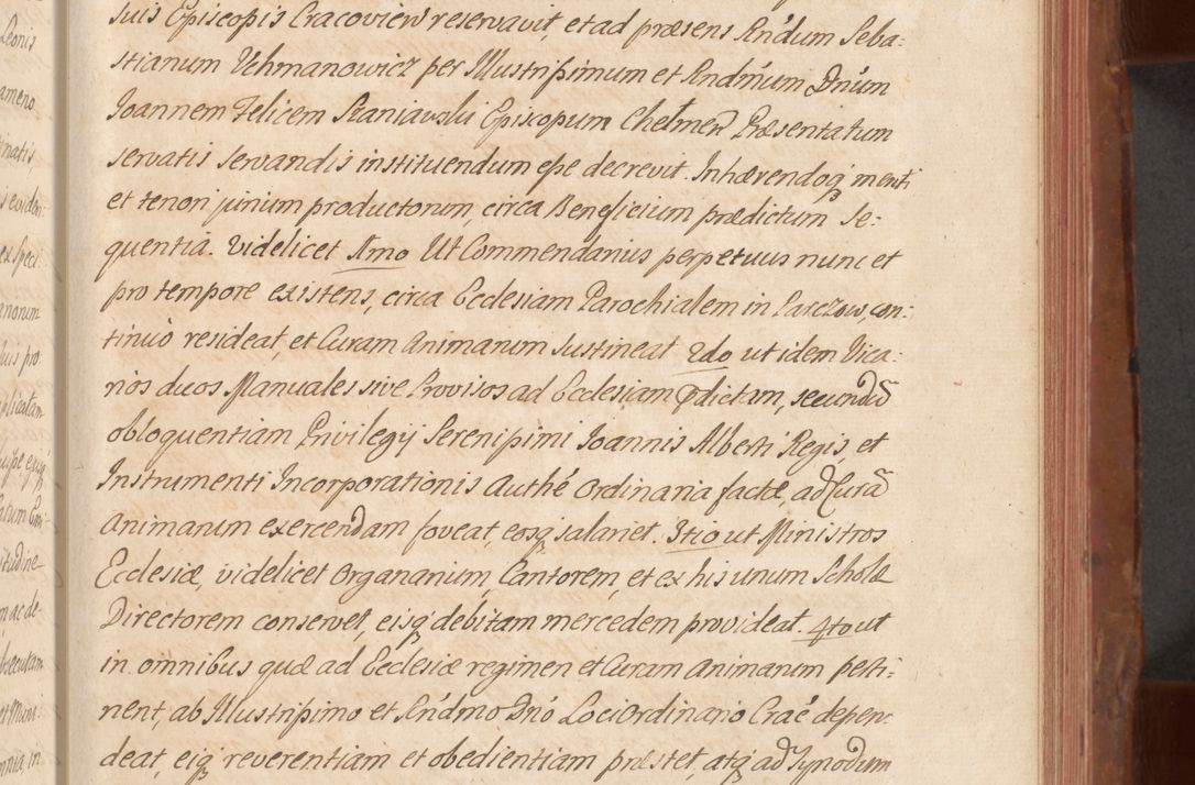 Zdjęcie nr 390 dla obiektu archiwalnego: Acta actorum episcopalium R. D. Constantini Feliciani in Szaniawy Szaniawski, episcopi Cracoviensis, ducis Severiae per annos 1724 - 1727 conscripta. Volumen II