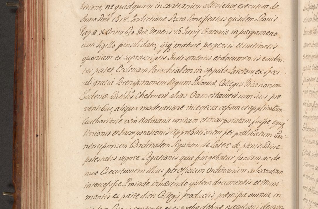 Zdjęcie nr 389 dla obiektu archiwalnego: Acta actorum episcopalium R. D. Constantini Feliciani in Szaniawy Szaniawski, episcopi Cracoviensis, ducis Severiae per annos 1724 - 1727 conscripta. Volumen II
