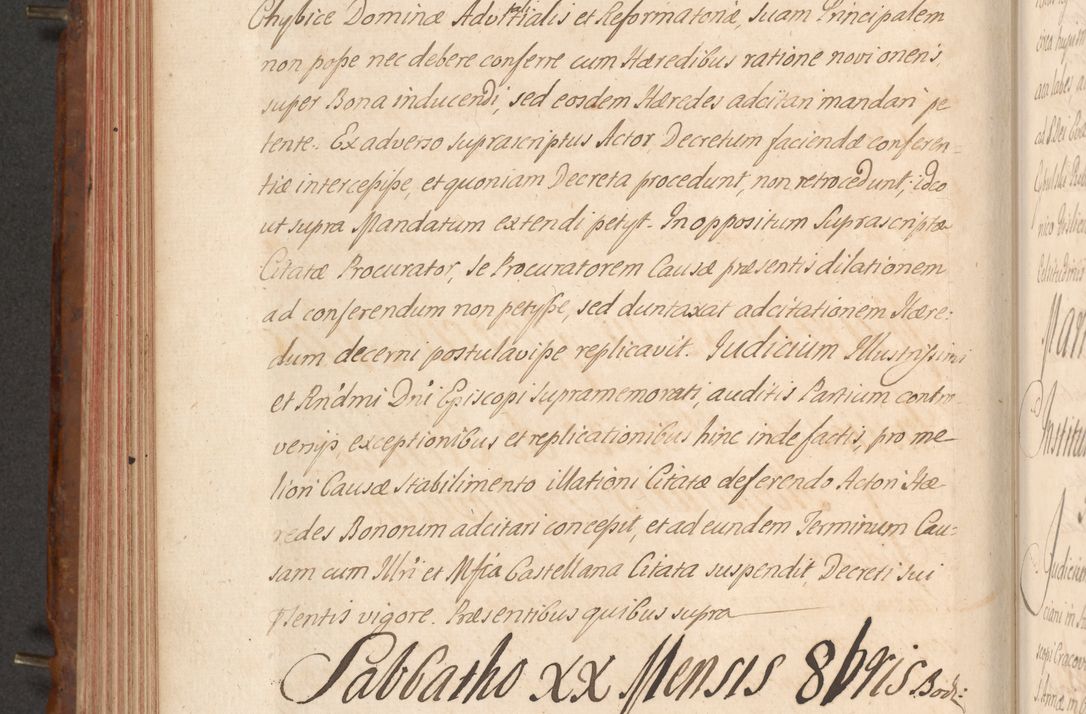 Zdjęcie nr 381 dla obiektu archiwalnego: Acta actorum episcopalium R. D. Constantini Feliciani in Szaniawy Szaniawski, episcopi Cracoviensis, ducis Severiae per annos 1724 - 1727 conscripta. Volumen II