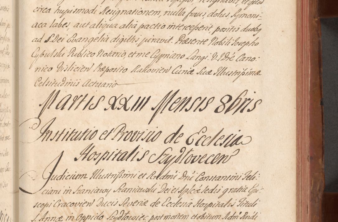 Zdjęcie nr 382 dla obiektu archiwalnego: Acta actorum episcopalium R. D. Constantini Feliciani in Szaniawy Szaniawski, episcopi Cracoviensis, ducis Severiae per annos 1724 - 1727 conscripta. Volumen II