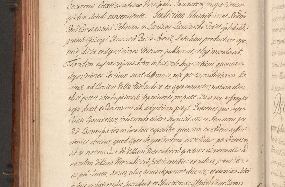 Zdjęcie nr 379 dla obiektu archiwalnego: Acta actorum episcopalium R. D. Constantini Feliciani in Szaniawy Szaniawski, episcopi Cracoviensis, ducis Severiae per annos 1724 - 1727 conscripta. Volumen II