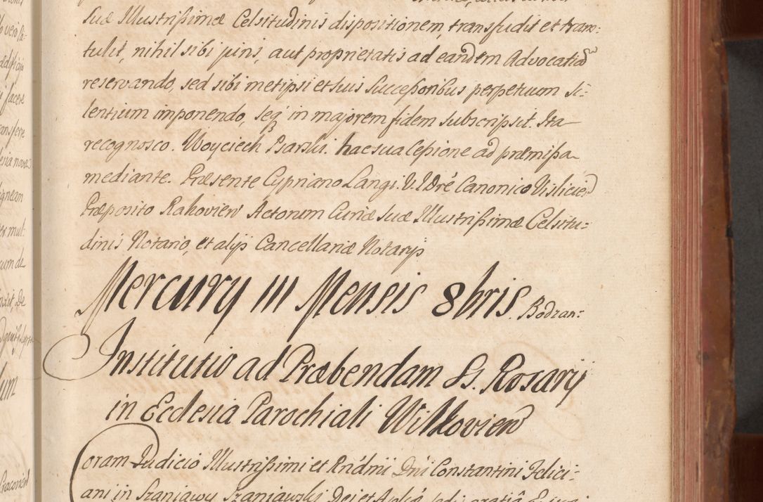 Zdjęcie nr 368 dla obiektu archiwalnego: Acta actorum episcopalium R. D. Constantini Feliciani in Szaniawy Szaniawski, episcopi Cracoviensis, ducis Severiae per annos 1724 - 1727 conscripta. Volumen II