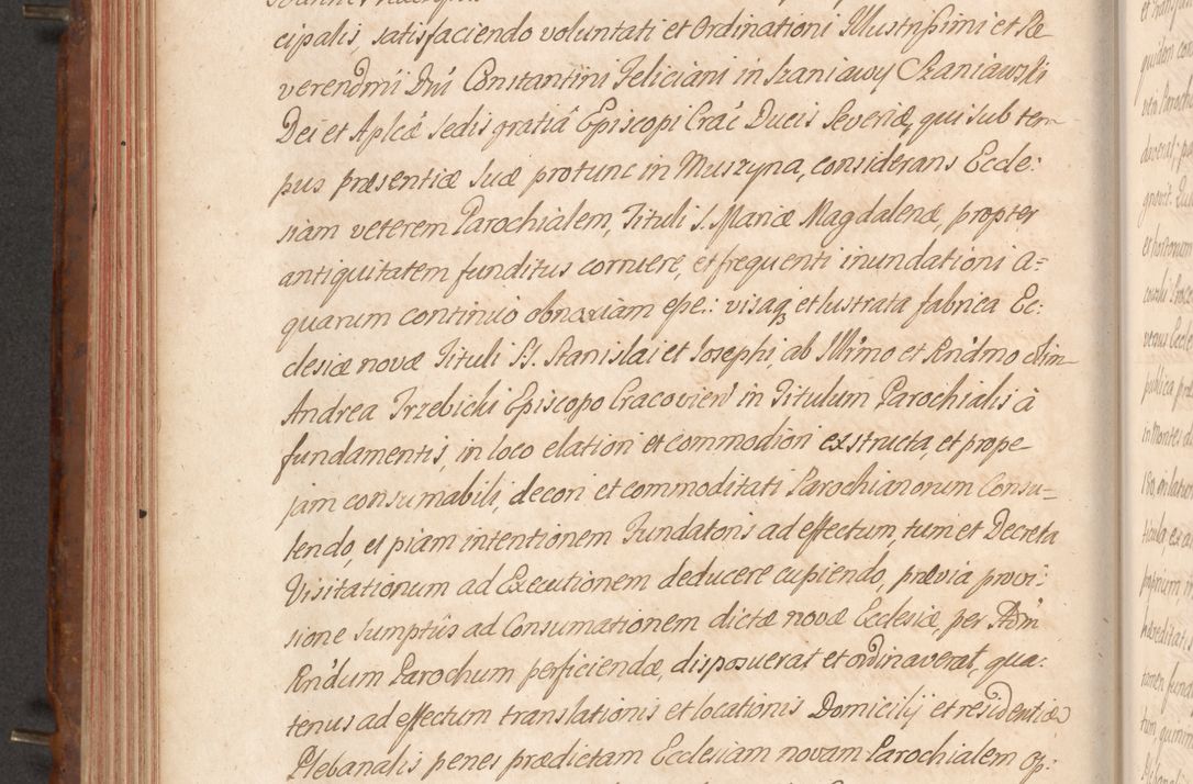 Zdjęcie nr 361 dla obiektu archiwalnego: Acta actorum episcopalium R. D. Constantini Feliciani in Szaniawy Szaniawski, episcopi Cracoviensis, ducis Severiae per annos 1724 - 1727 conscripta. Volumen II