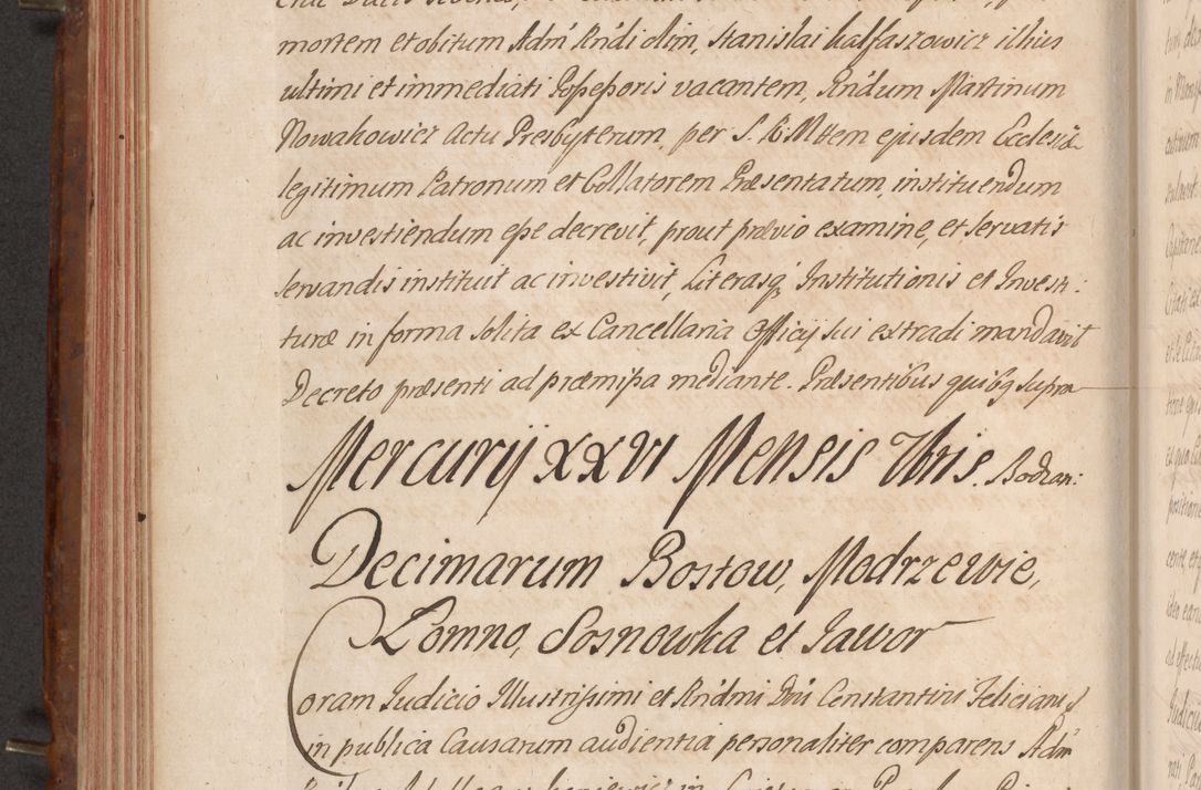 Zdjęcie nr 349 dla obiektu archiwalnego: Acta actorum episcopalium R. D. Constantini Feliciani in Szaniawy Szaniawski, episcopi Cracoviensis, ducis Severiae per annos 1724 - 1727 conscripta. Volumen II