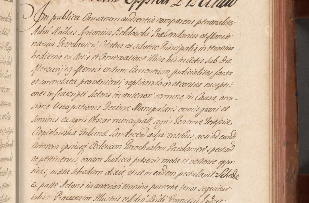 Zdjęcie nr 342 dla obiektu archiwalnego: Acta actorum episcopalium R. D. Constantini Feliciani in Szaniawy Szaniawski, episcopi Cracoviensis, ducis Severiae per annos 1724 - 1727 conscripta. Volumen II