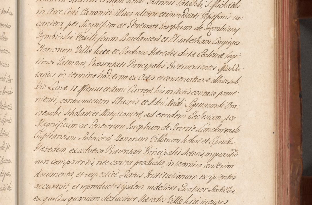 Zdjęcie nr 338 dla obiektu archiwalnego: Acta actorum episcopalium R. D. Constantini Feliciani in Szaniawy Szaniawski, episcopi Cracoviensis, ducis Severiae per annos 1724 - 1727 conscripta. Volumen II