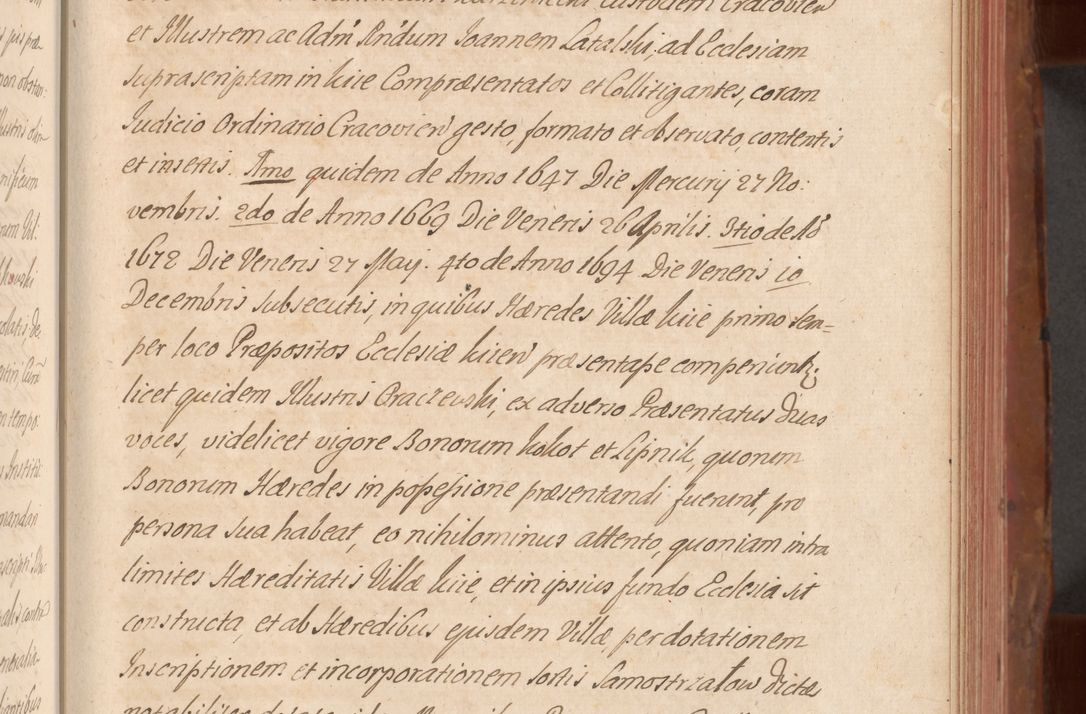 Zdjęcie nr 340 dla obiektu archiwalnego: Acta actorum episcopalium R. D. Constantini Feliciani in Szaniawy Szaniawski, episcopi Cracoviensis, ducis Severiae per annos 1724 - 1727 conscripta. Volumen II