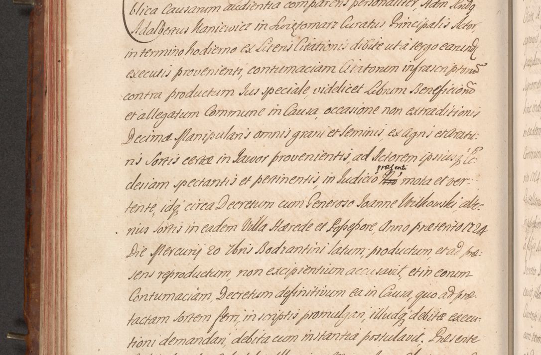 Zdjęcie nr 333 dla obiektu archiwalnego: Acta actorum episcopalium R. D. Constantini Feliciani in Szaniawy Szaniawski, episcopi Cracoviensis, ducis Severiae per annos 1724 - 1727 conscripta. Volumen II