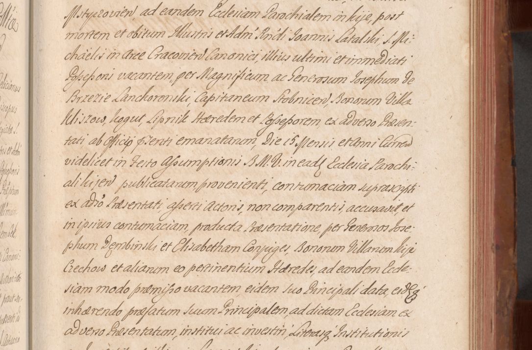 Zdjęcie nr 328 dla obiektu archiwalnego: Acta actorum episcopalium R. D. Constantini Feliciani in Szaniawy Szaniawski, episcopi Cracoviensis, ducis Severiae per annos 1724 - 1727 conscripta. Volumen II