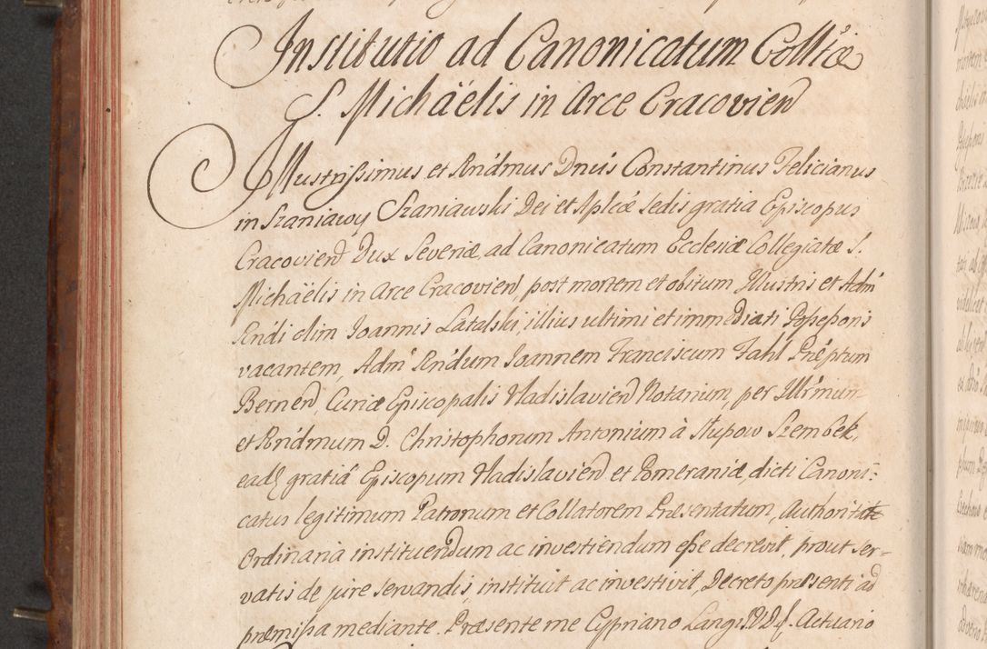 Zdjęcie nr 327 dla obiektu archiwalnego: Acta actorum episcopalium R. D. Constantini Feliciani in Szaniawy Szaniawski, episcopi Cracoviensis, ducis Severiae per annos 1724 - 1727 conscripta. Volumen II