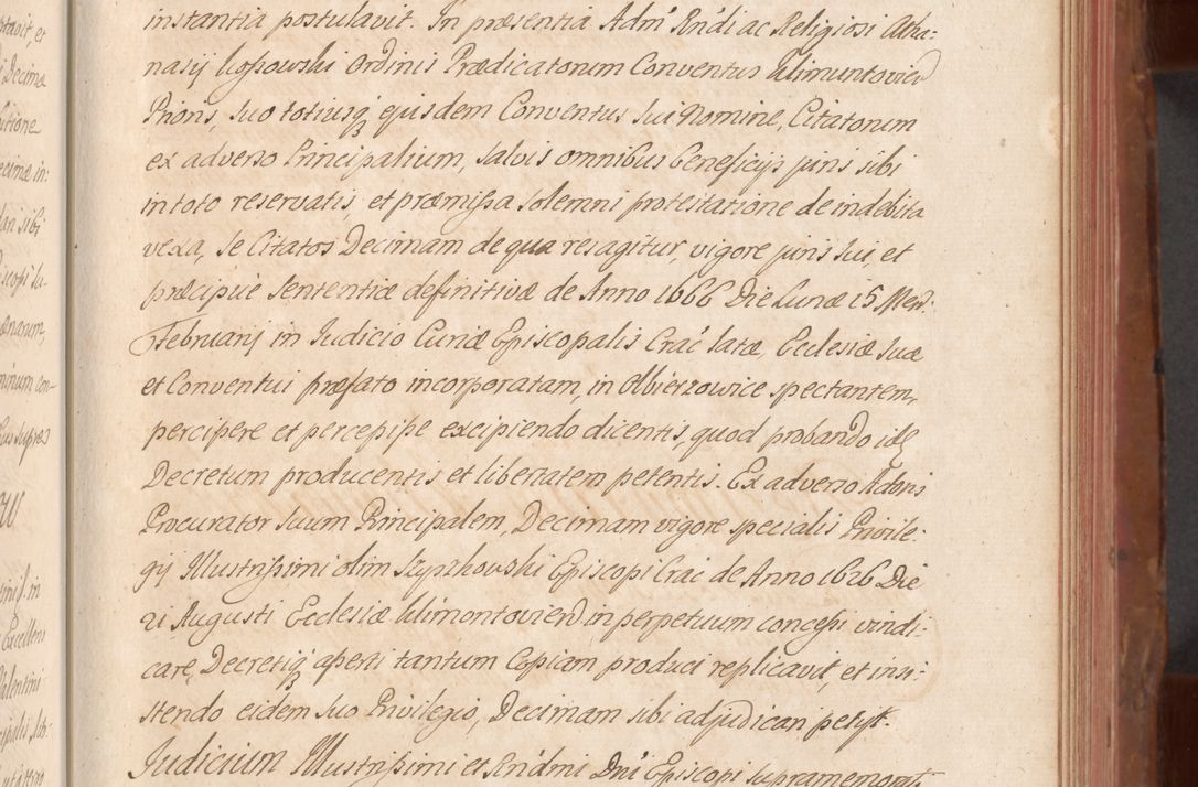 Zdjęcie nr 324 dla obiektu archiwalnego: Acta actorum episcopalium R. D. Constantini Feliciani in Szaniawy Szaniawski, episcopi Cracoviensis, ducis Severiae per annos 1724 - 1727 conscripta. Volumen II
